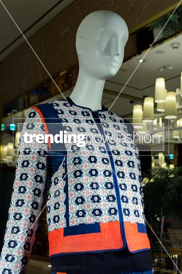 Milan shopping windows Tory Burch